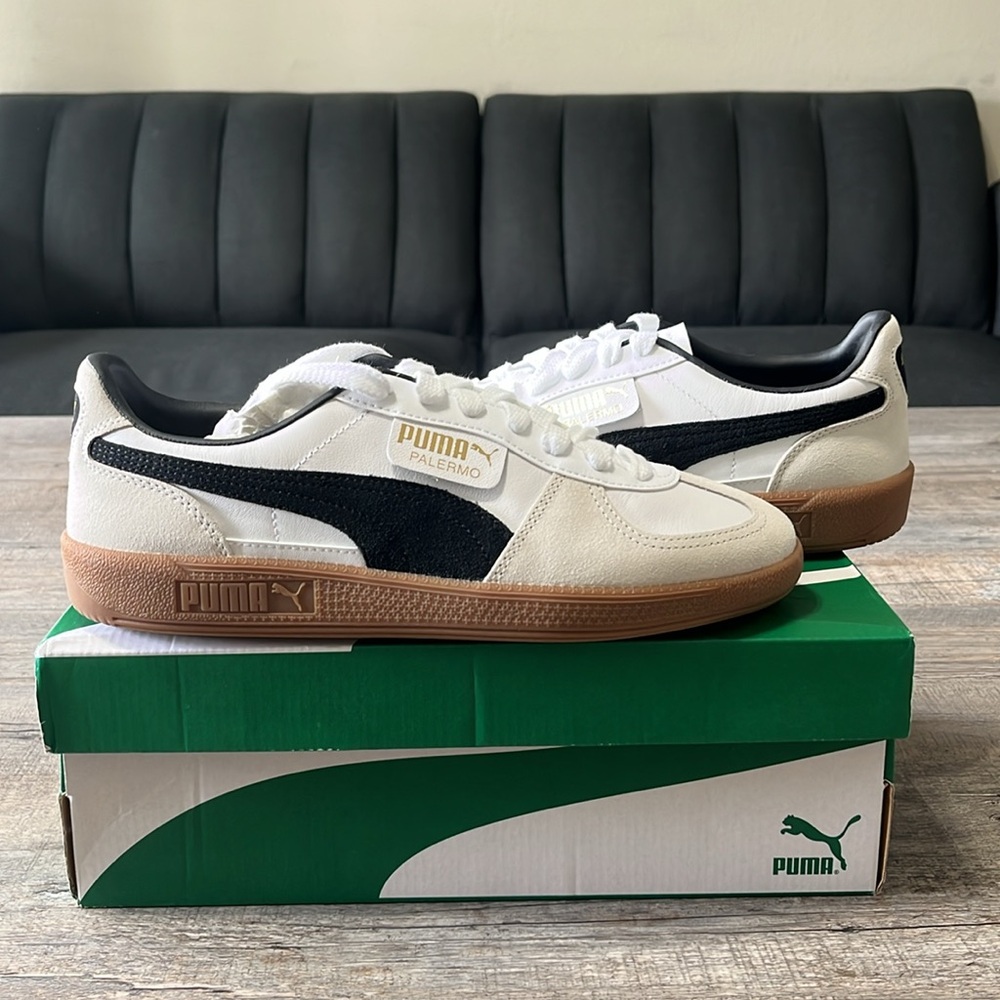 NWT Puma Palermo Leather Women's Sneakers - 39764701 - Picture 15 of 16